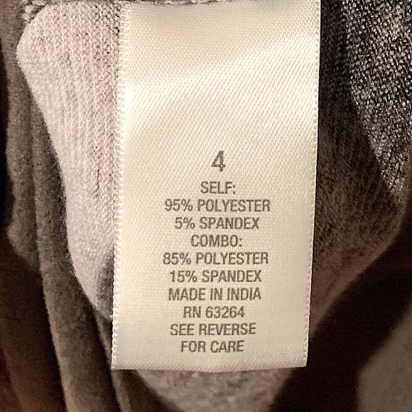 DressBarn chevron brown 3/4 sleeve dress - Picture 6 of 7